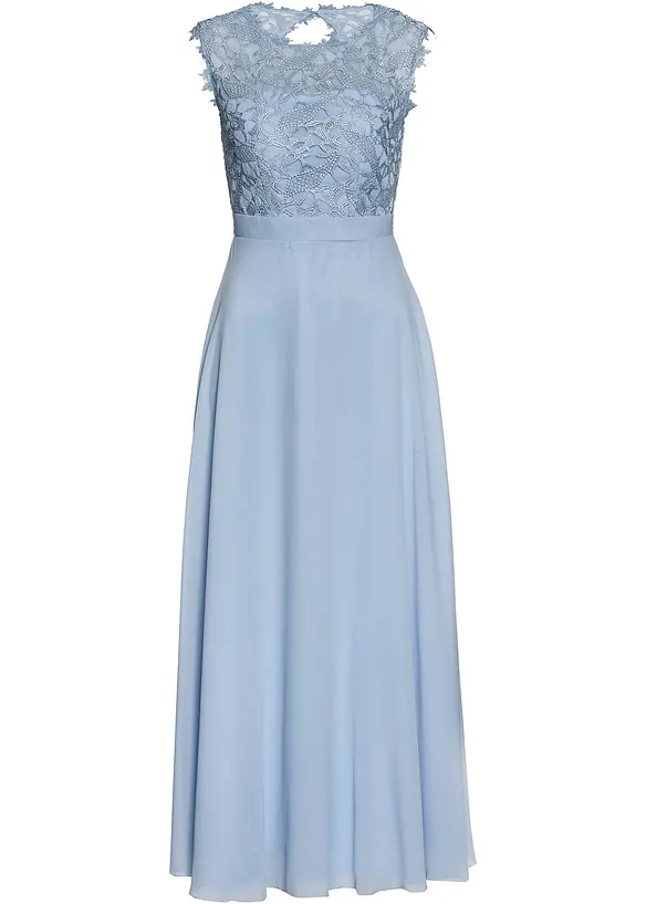 Robe longue avec dentelle, bonprix