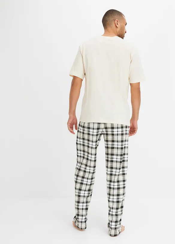 Pyjama manches courtes en coton, bonprix