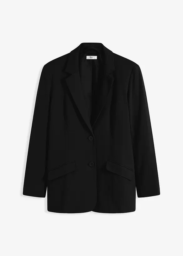 Blazer long en jersey coton, bonprix