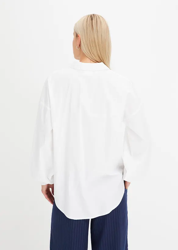 Chemisier oversize 100 % coton, bonprix