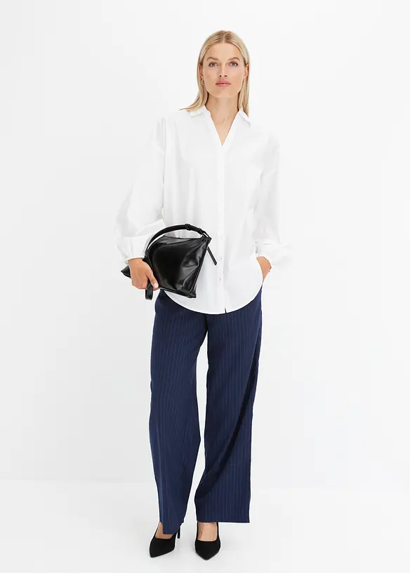 Chemisier oversize 100 % coton, bonprix