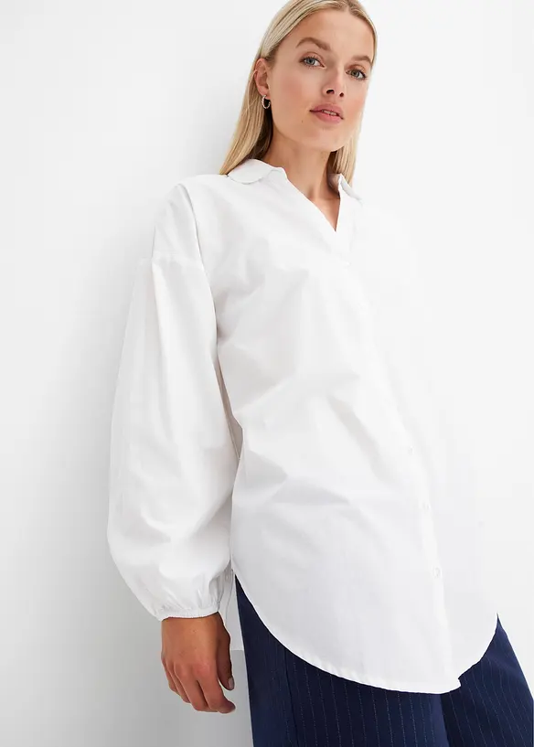 Chemisier oversize 100 % coton, bonprix