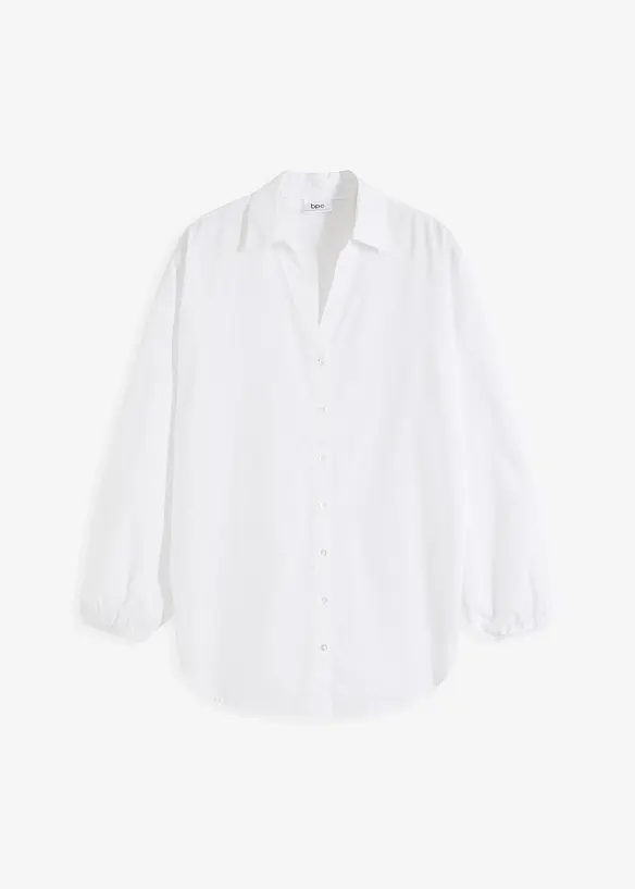 Chemisier oversize 100 % coton, bonprix