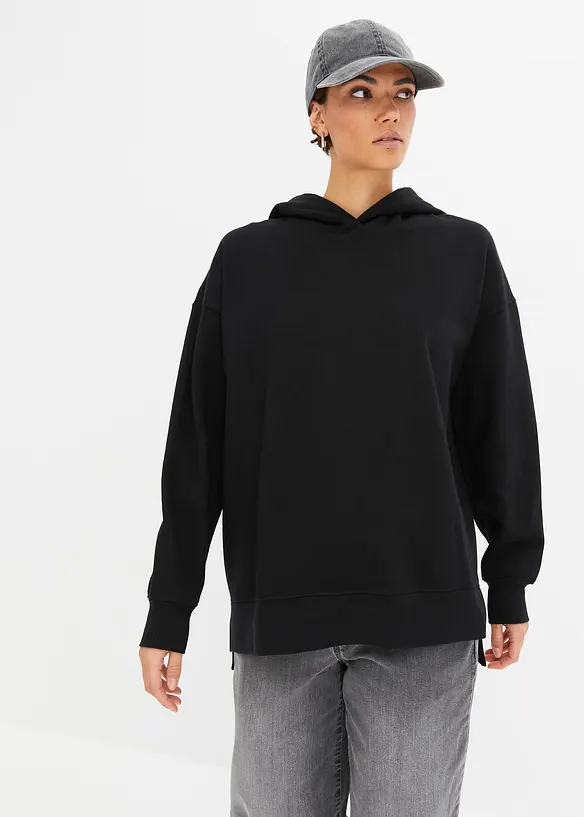 Sweat à capuche 100% coton, bonprix