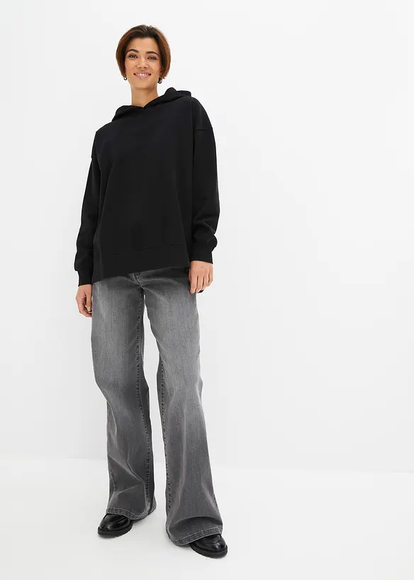 Sweat à capuche 100% coton, bonprix