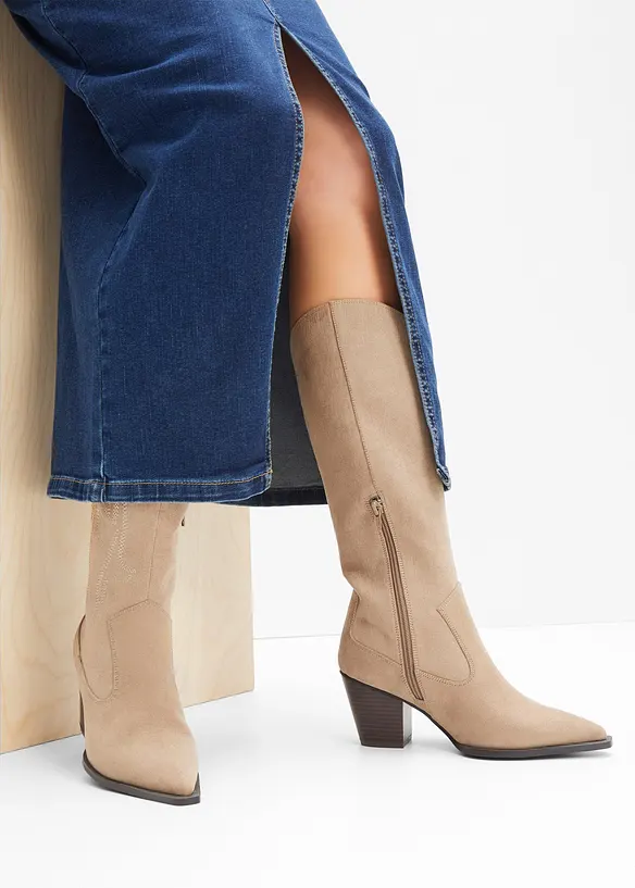 Bottes esprit santiags, bonprix