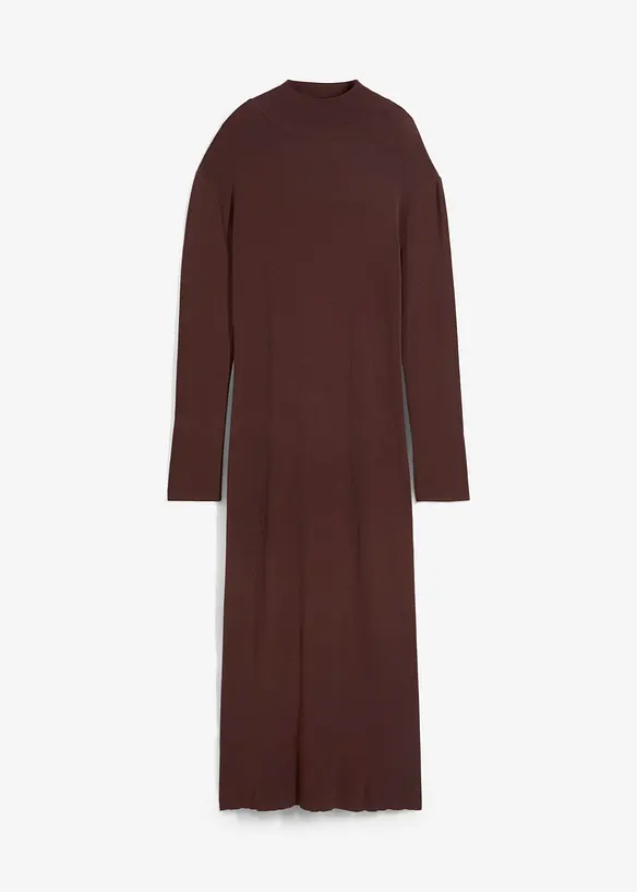 Robe longue et fluide en fine maille, bonprix