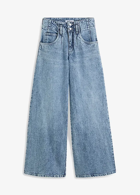 Jean large taille haute, bonprix