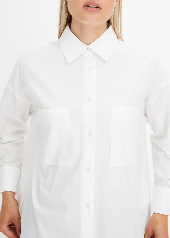 Chemisier oversize 100 % coton, bonprix