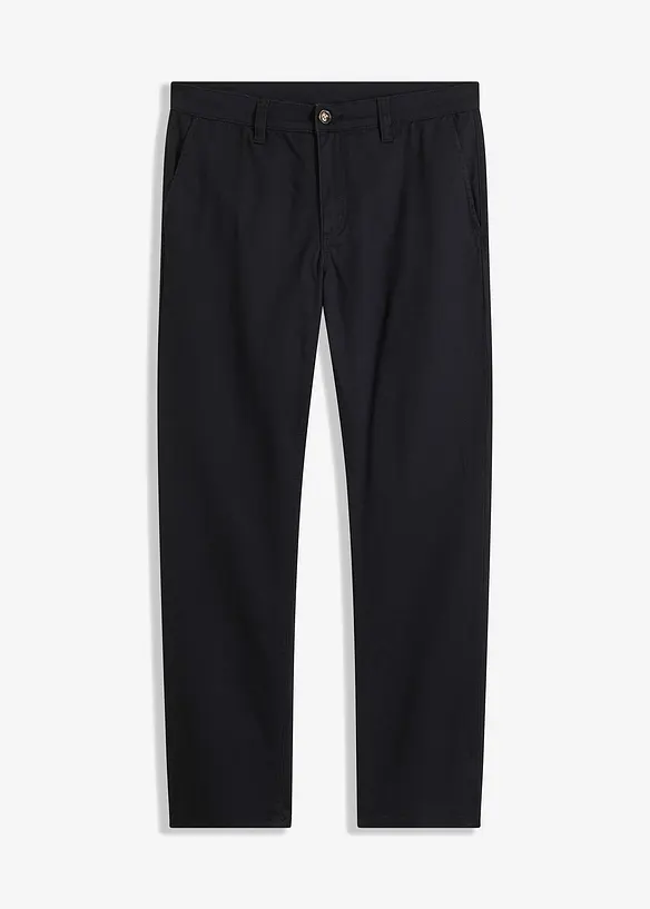 Pantalon chino en coton extensible, ample et droit, bonprix