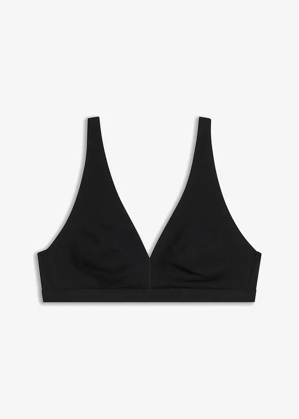 Soutien-gorge brassière coton sans armatures, bonprix