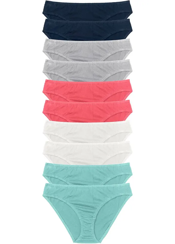 Lot de 10 slips, bonprix