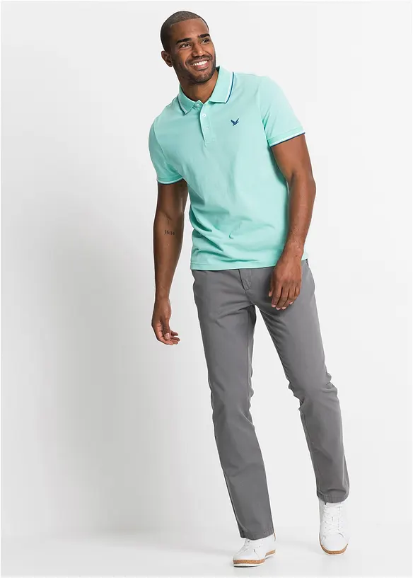 Polo en maille piquée 100% coton, bonprix