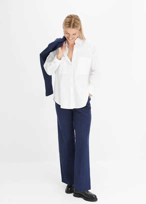 Chemisier oversize 100 % coton, bonprix