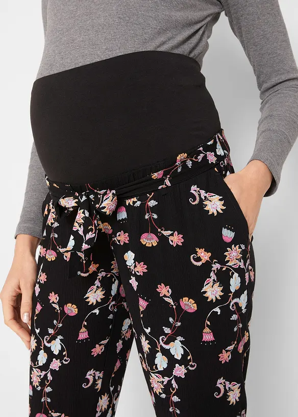 Pantalon de grossesse en viscose légère, loose, bonprix