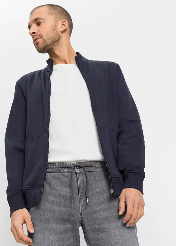 Jean jogger droit et léger à taille élastiquée, Regular, bonprix