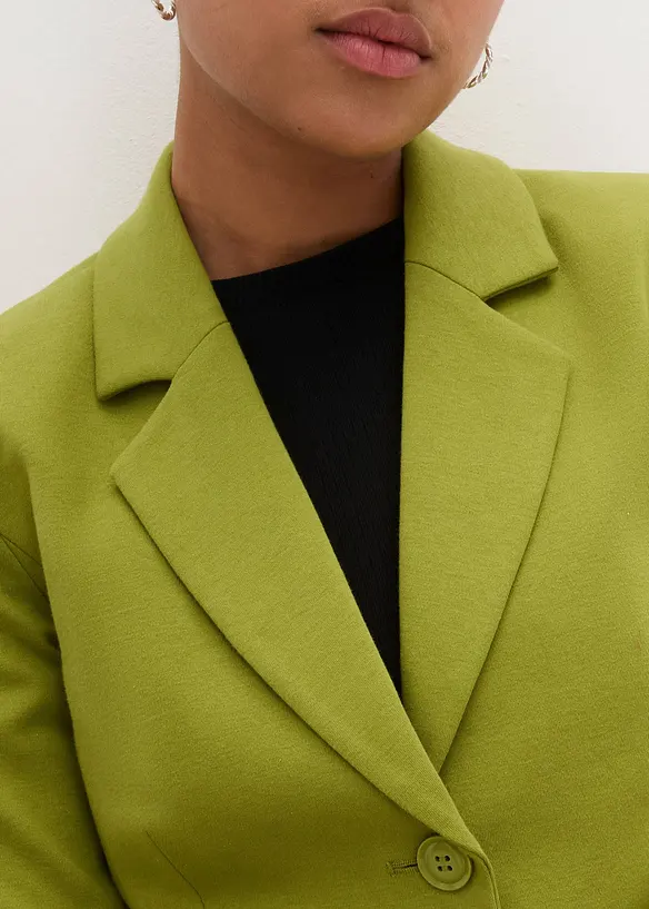 Blazer cintré en jersey de coton, bonprix