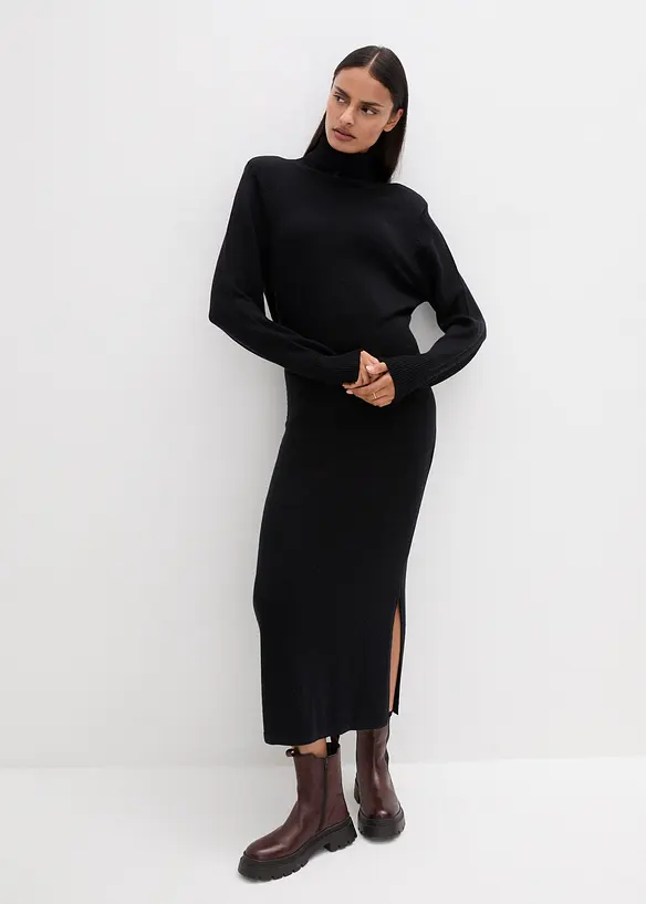 Robe pull en laine mérinos, bonprix