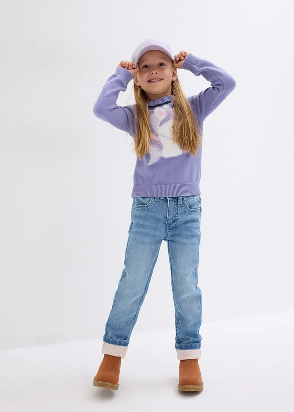 Jean slim thermique avec doublure jersey, bonprix