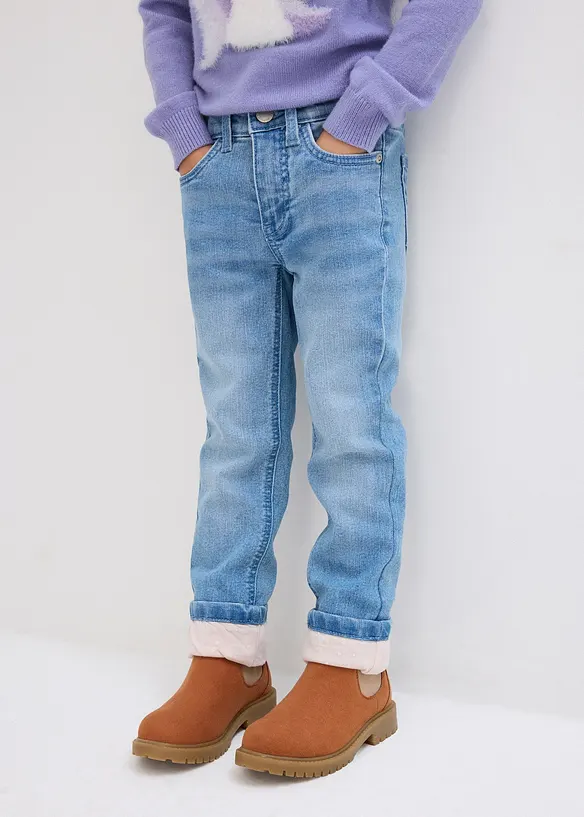 Jean slim thermique avec doublure jersey, bonprix