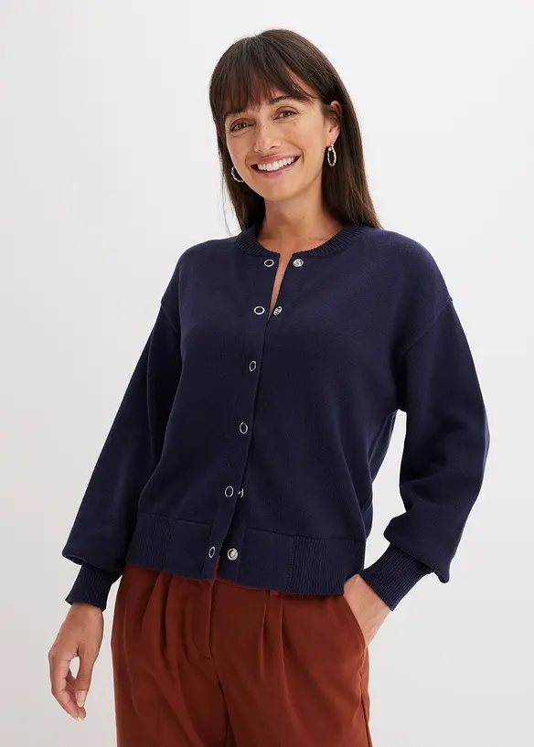 Blouson en maille 100% coton, bonprix