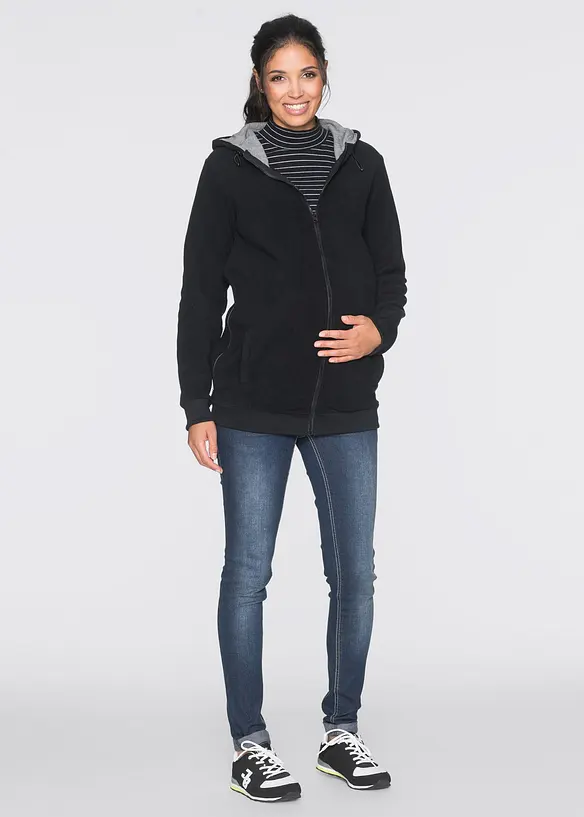 Veste 2en1 en polaire pour la grossesse avec fonction portage, bonprix