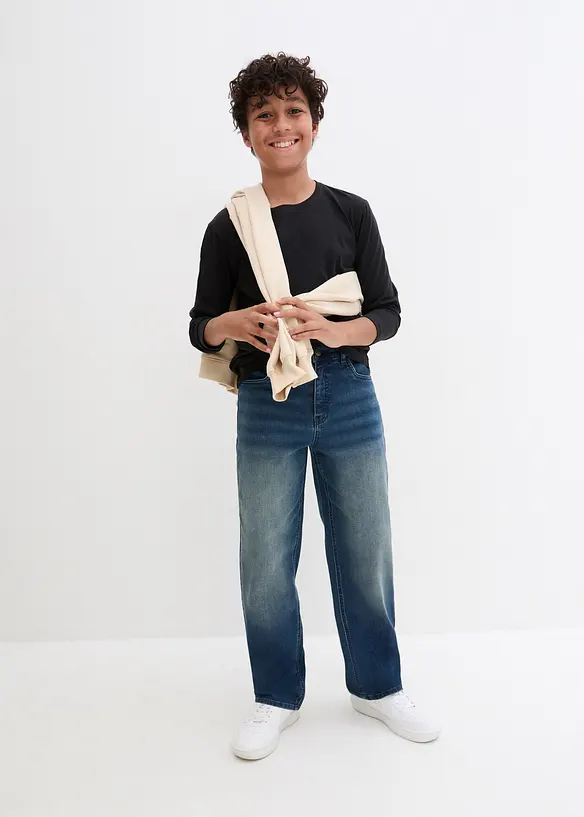 Jean ample et extensible, droit, bonprix