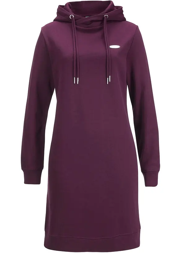 Robe molletonnée à capuche, bonprix