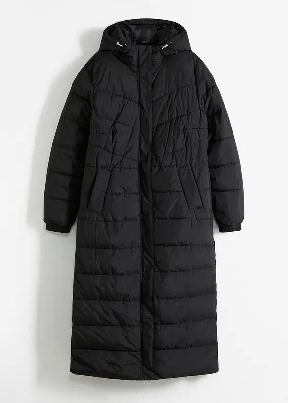 Doudoune longue à capuche, bonprix