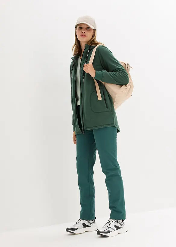Veste polaire avec poches zippées, bonprix
