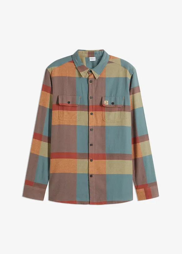 Chemisier en flanelle 100% coton, bonprix