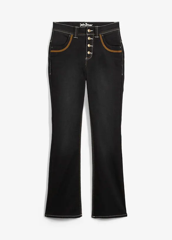 Jean thermique bootcut, taille normale, bonprix