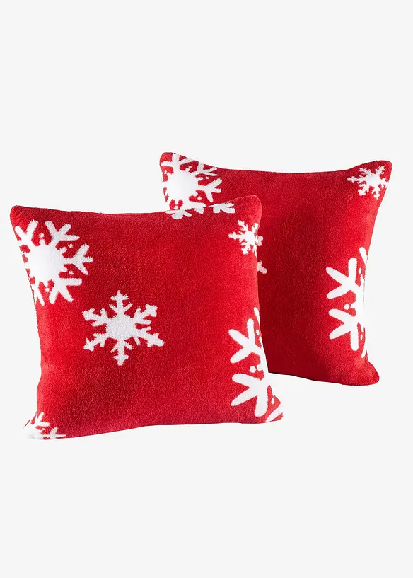 Couverture douillette avec flocons de neige, bonprix