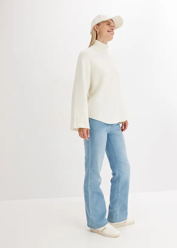 Pull à col montant, bonprix