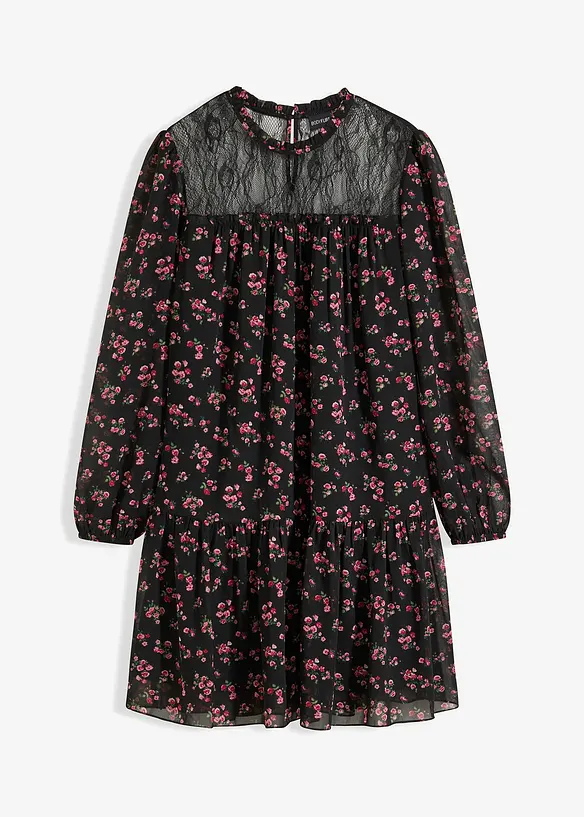 Robe en crêpe, bonprix