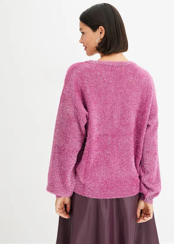 Pull avec effet brillant, bonprix