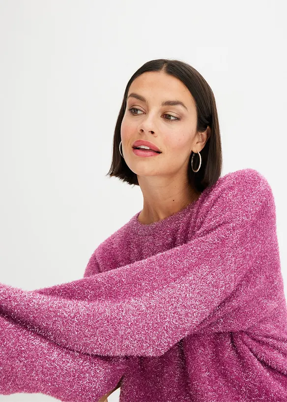 Pull avec effet brillant, bonprix
