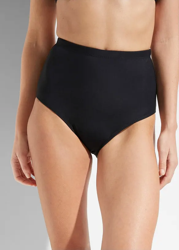 Bas de bikini sculptant taille haute, maintien léger, bonprix