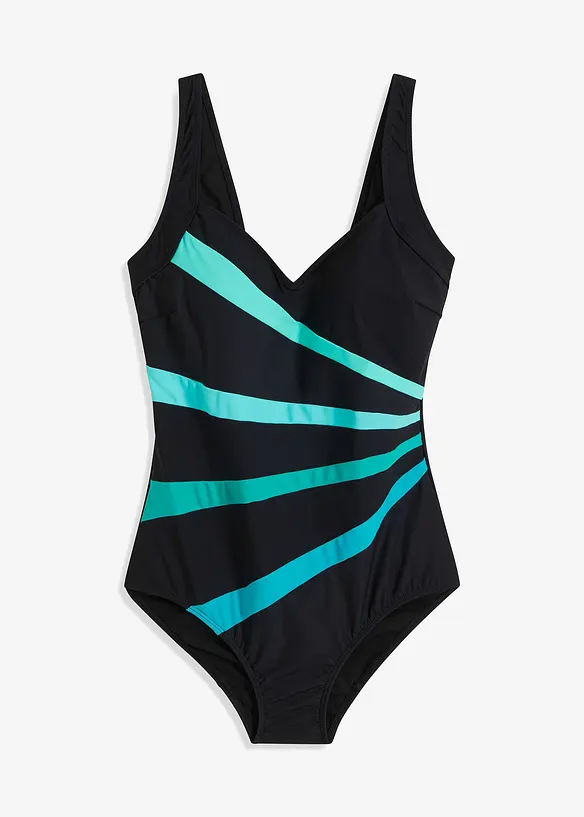 Maillot 1 pièce sculptant, maintien fort, à empiècements, bonprix