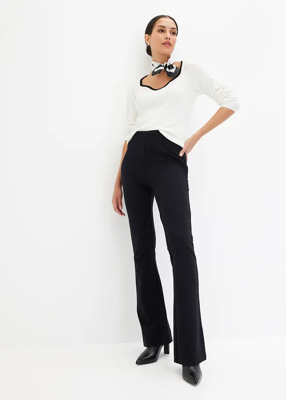 Pantalon en jersey milano confortable, bonprix