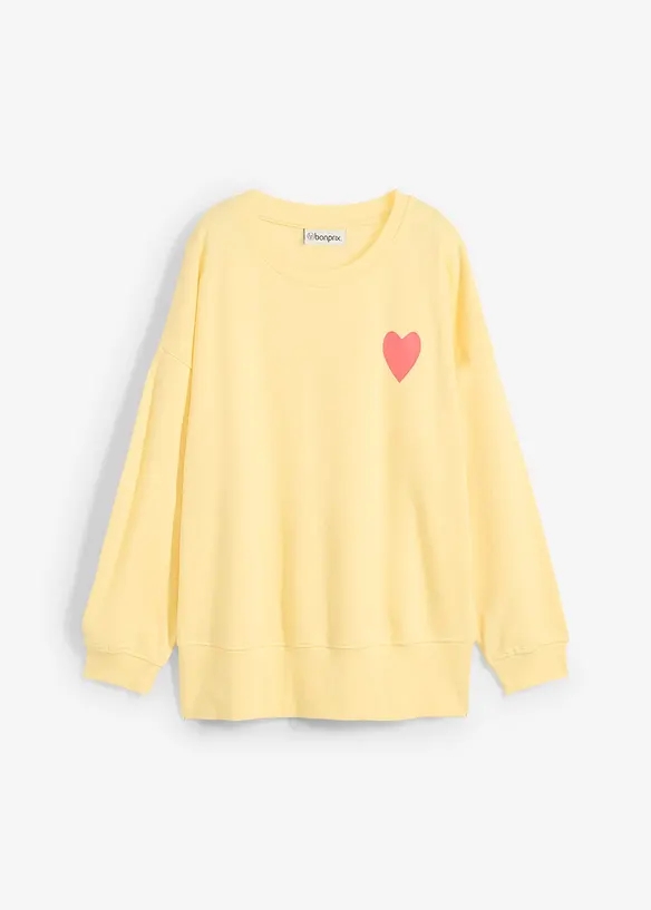 Sweat oversize en coton, bonprix