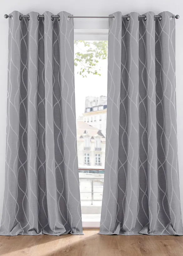 Rideau jacquard (1 pce), bonprix