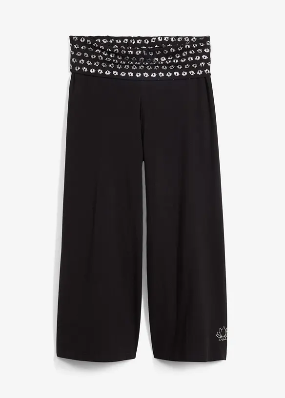Jupe-culotte avec taille confortable, mi-mollet, bonprix