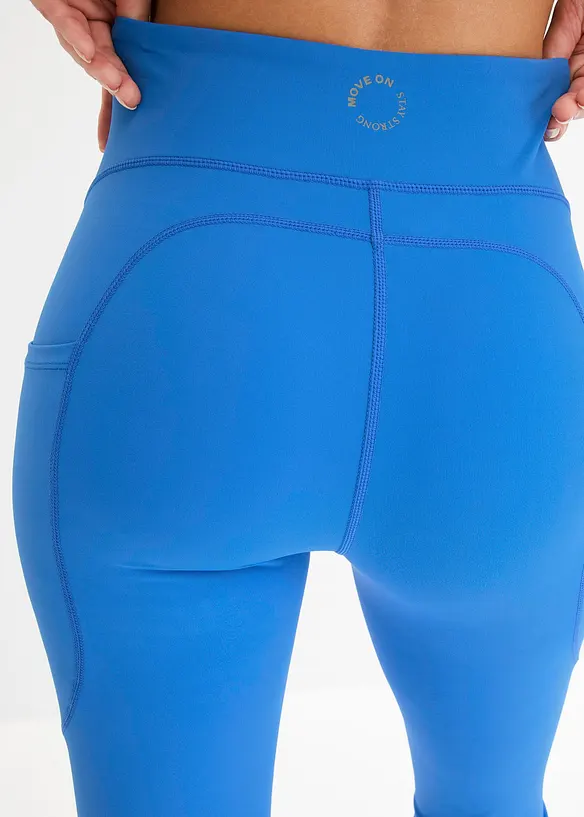 Legging sportif et confortable avec poche pour portable, évasé, bonprix