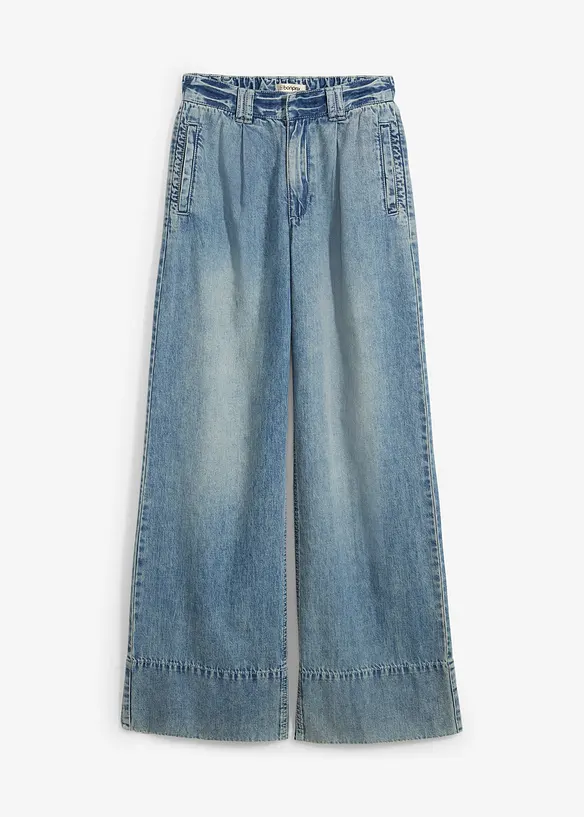 Jean large taille haute, bonprix