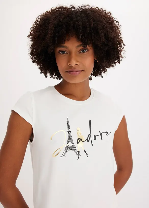 T-shirt à imprimé Paris, bonprix