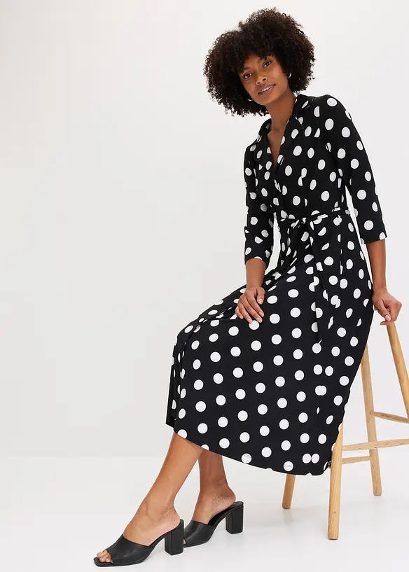 Robe-chemise avec lien à nouer (ens. 2 pces.), bonprix