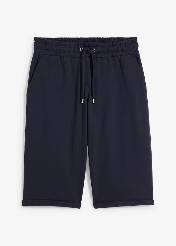 Bermuda en molleton à ourlet, bonprix