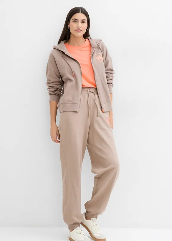 Pantalon en molleton rayé, bonprix