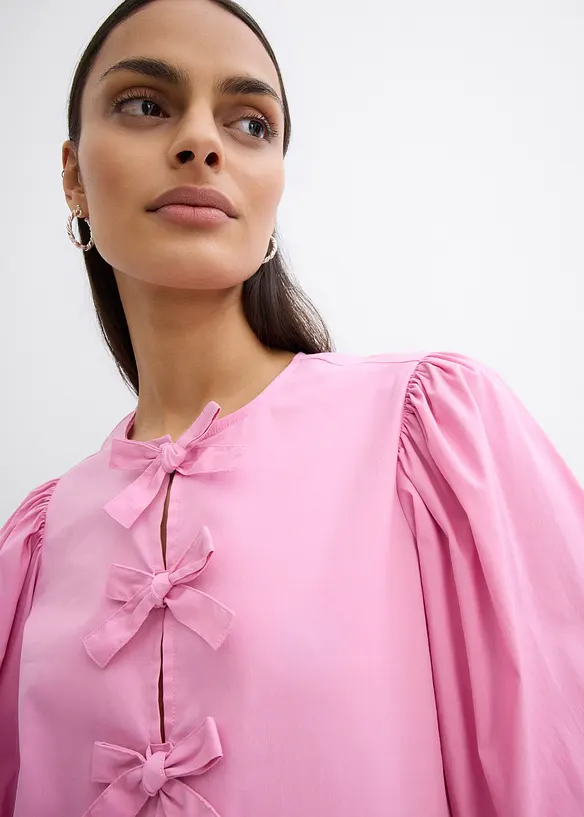 Blouse ornée de nœuds, bonprix